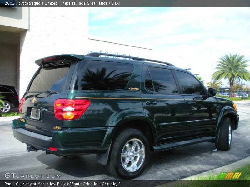 Imperial Jade Green Mica / Oak 2002 Toyota Sequoia Limited