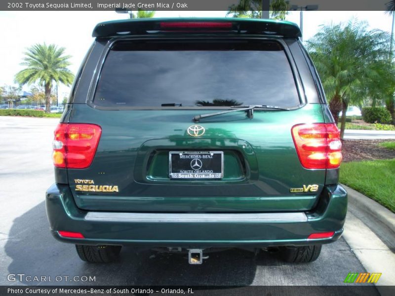 Imperial Jade Green Mica / Oak 2002 Toyota Sequoia Limited