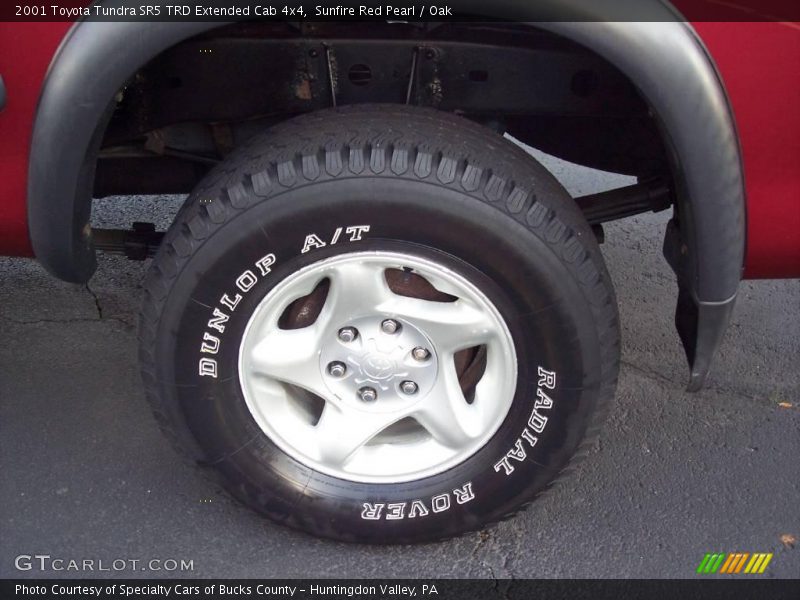 Sunfire Red Pearl / Oak 2001 Toyota Tundra SR5 TRD Extended Cab 4x4