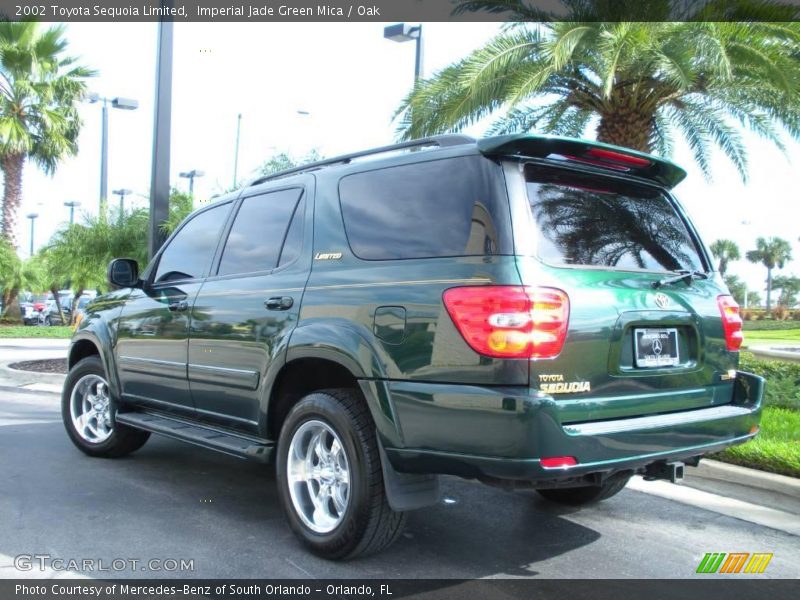 Imperial Jade Green Mica / Oak 2002 Toyota Sequoia Limited