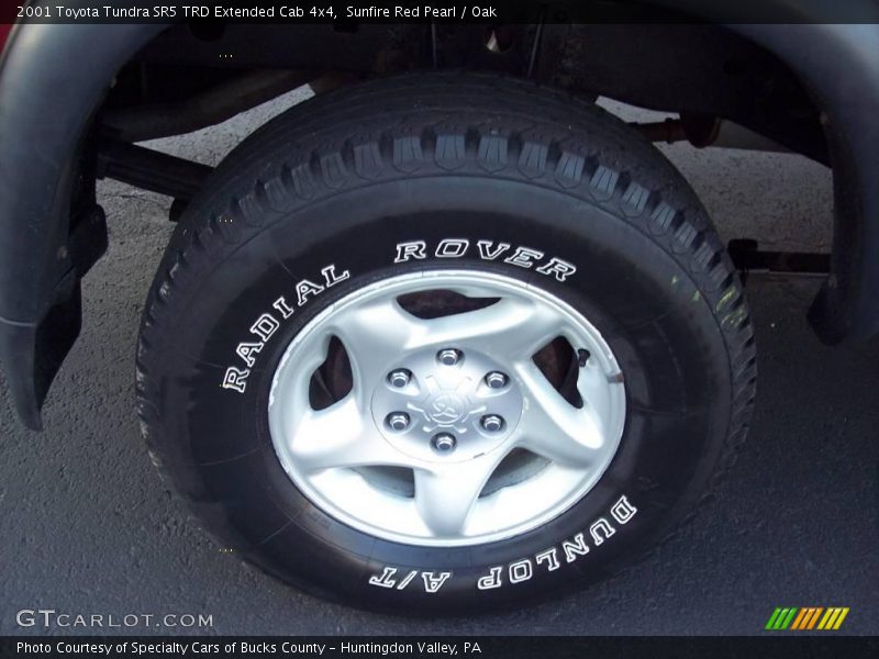 Sunfire Red Pearl / Oak 2001 Toyota Tundra SR5 TRD Extended Cab 4x4