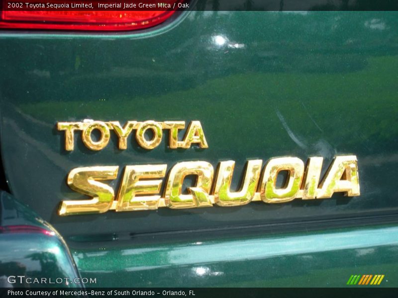 Imperial Jade Green Mica / Oak 2002 Toyota Sequoia Limited