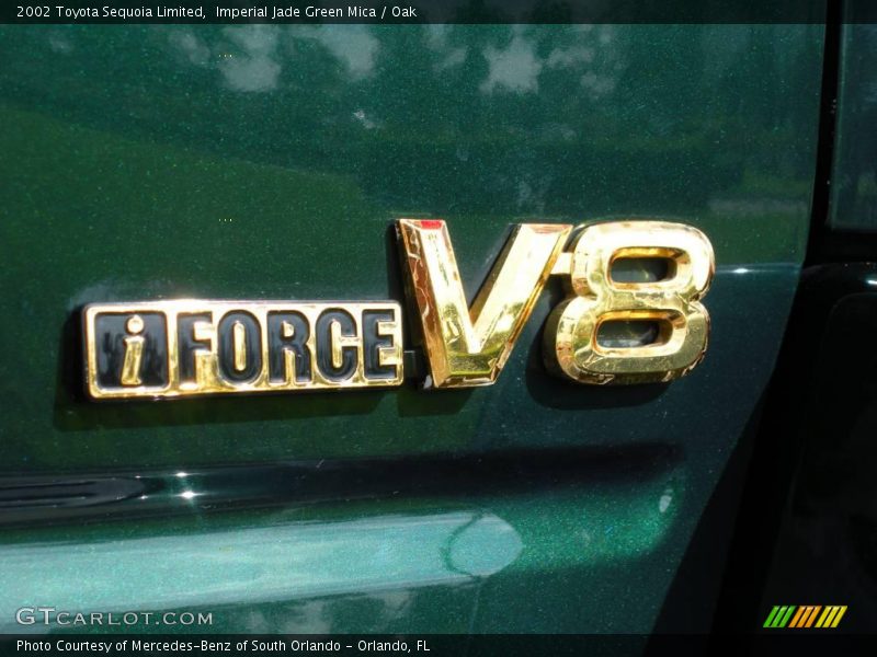 Imperial Jade Green Mica / Oak 2002 Toyota Sequoia Limited