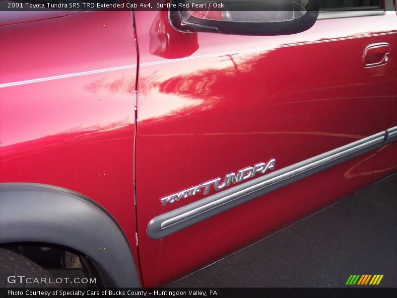 Sunfire Red Pearl / Oak 2001 Toyota Tundra SR5 TRD Extended Cab 4x4