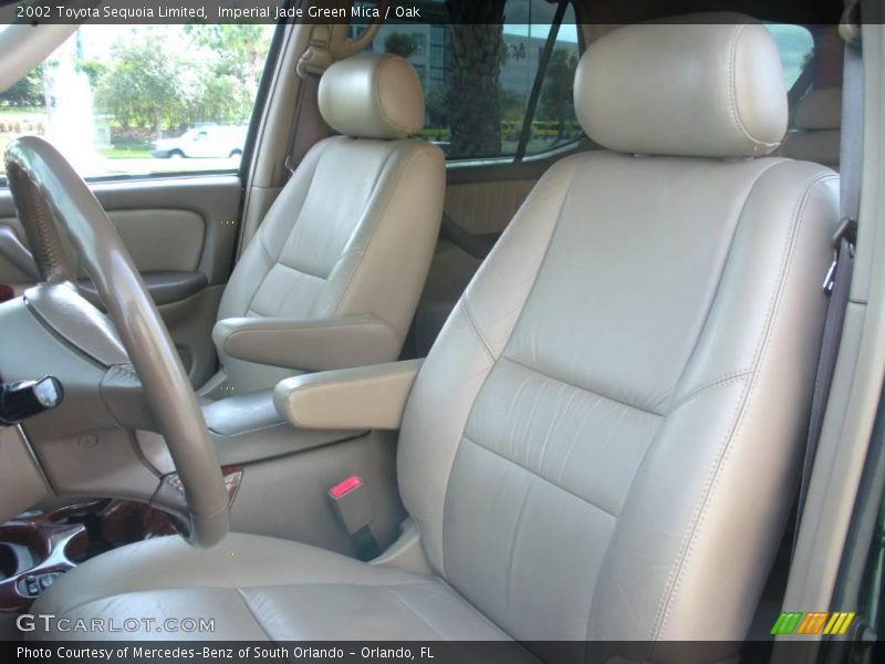 Imperial Jade Green Mica / Oak 2002 Toyota Sequoia Limited