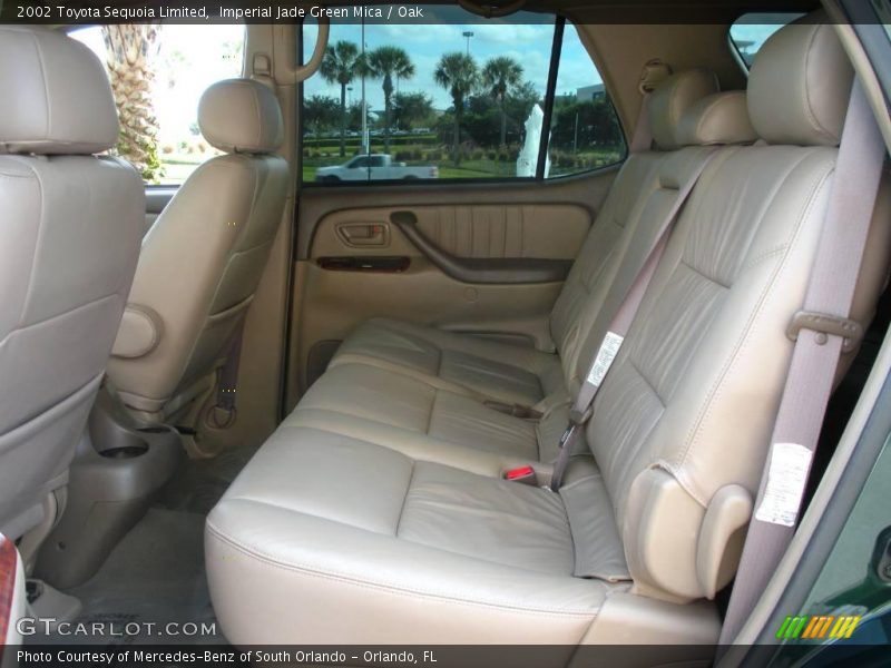 Imperial Jade Green Mica / Oak 2002 Toyota Sequoia Limited