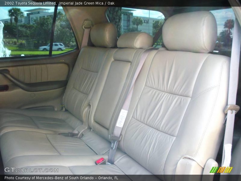 Imperial Jade Green Mica / Oak 2002 Toyota Sequoia Limited