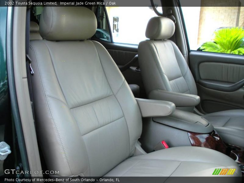 Imperial Jade Green Mica / Oak 2002 Toyota Sequoia Limited