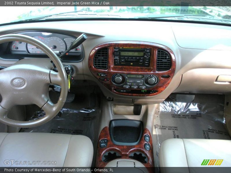 Imperial Jade Green Mica / Oak 2002 Toyota Sequoia Limited