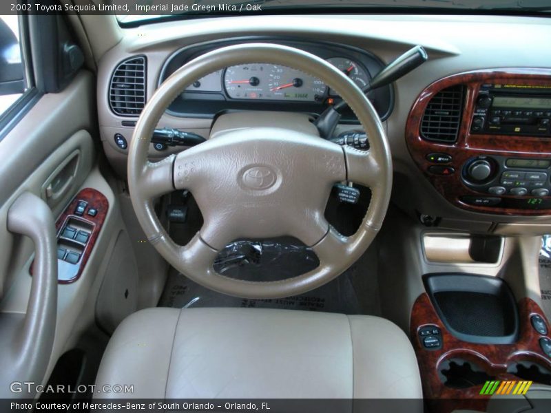 Imperial Jade Green Mica / Oak 2002 Toyota Sequoia Limited