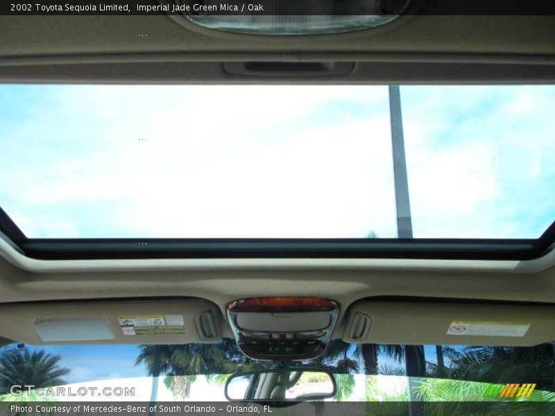 Imperial Jade Green Mica / Oak 2002 Toyota Sequoia Limited