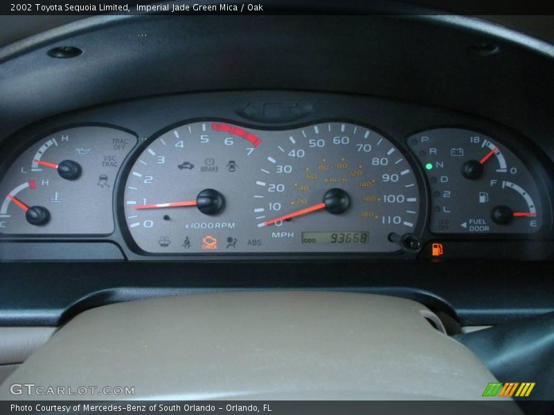 Imperial Jade Green Mica / Oak 2002 Toyota Sequoia Limited