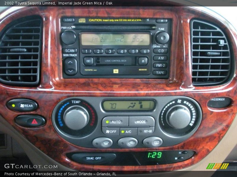 Imperial Jade Green Mica / Oak 2002 Toyota Sequoia Limited