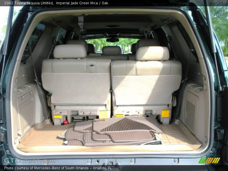 Imperial Jade Green Mica / Oak 2002 Toyota Sequoia Limited