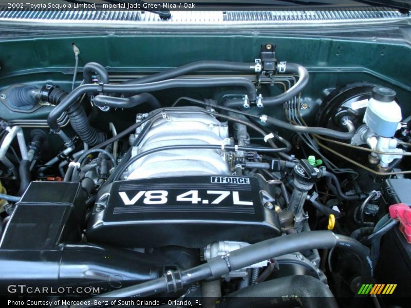 Imperial Jade Green Mica / Oak 2002 Toyota Sequoia Limited
