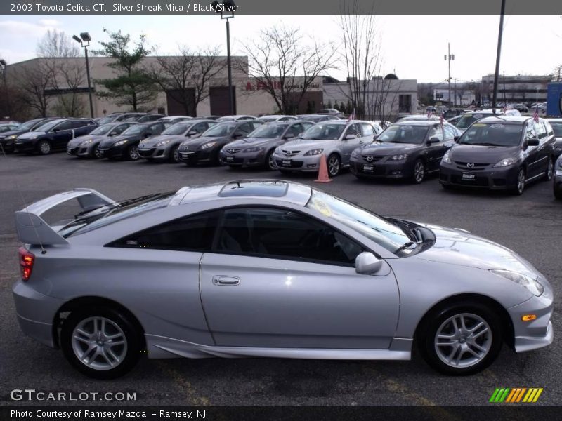 Silver Streak Mica / Black/Silver 2003 Toyota Celica GT