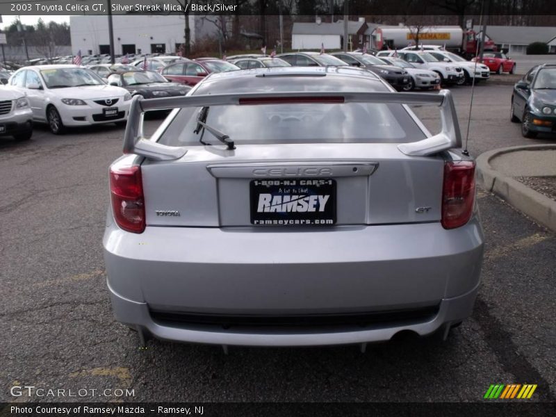 Silver Streak Mica / Black/Silver 2003 Toyota Celica GT