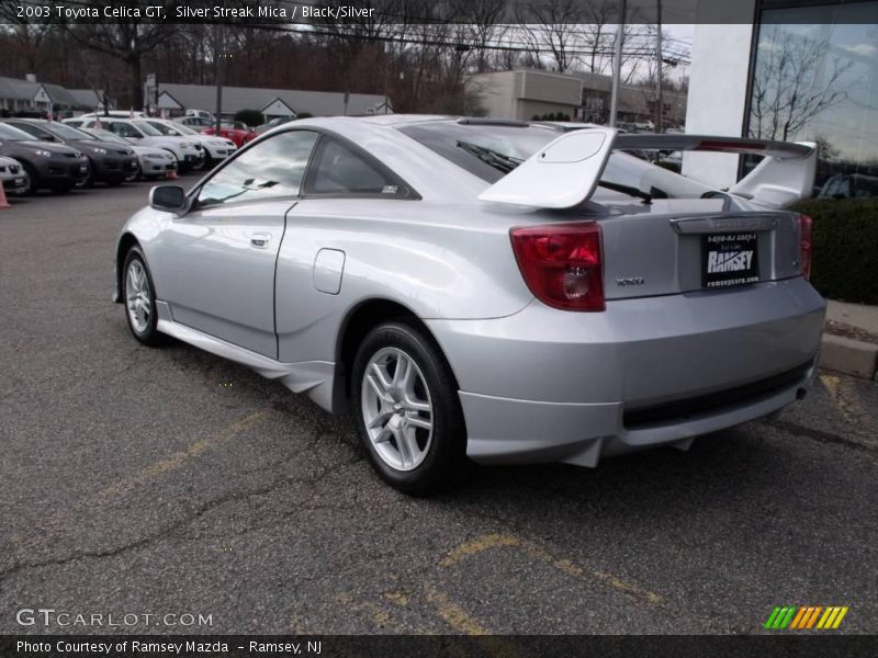 Silver Streak Mica / Black/Silver 2003 Toyota Celica GT