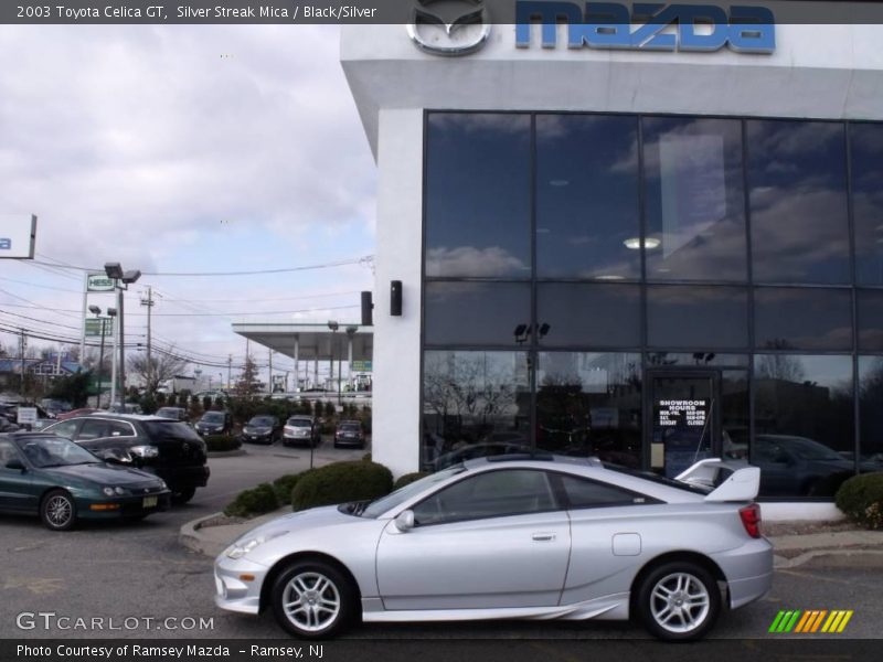 Silver Streak Mica / Black/Silver 2003 Toyota Celica GT