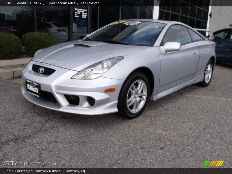 Silver Streak Mica / Black/Silver 2003 Toyota Celica GT