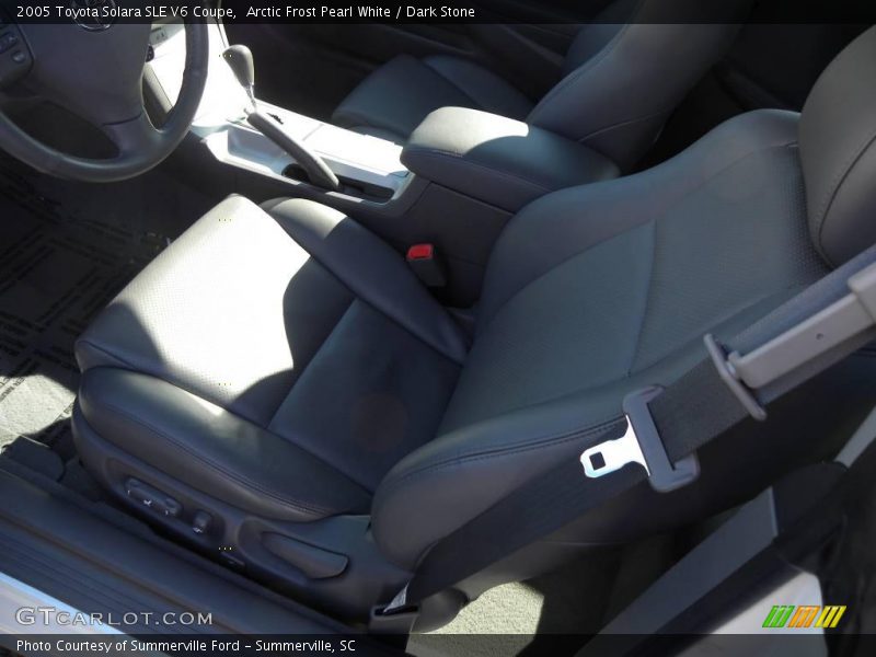 Arctic Frost Pearl White / Dark Stone 2005 Toyota Solara SLE V6 Coupe