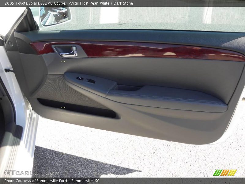Arctic Frost Pearl White / Dark Stone 2005 Toyota Solara SLE V6 Coupe