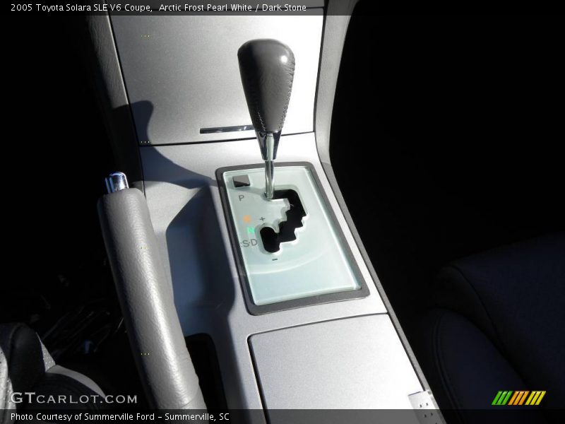 Arctic Frost Pearl White / Dark Stone 2005 Toyota Solara SLE V6 Coupe