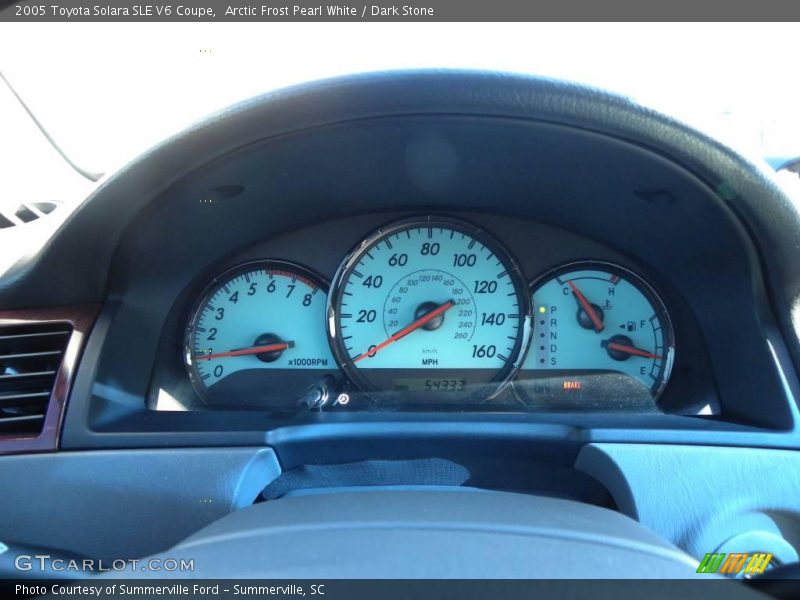 Arctic Frost Pearl White / Dark Stone 2005 Toyota Solara SLE V6 Coupe