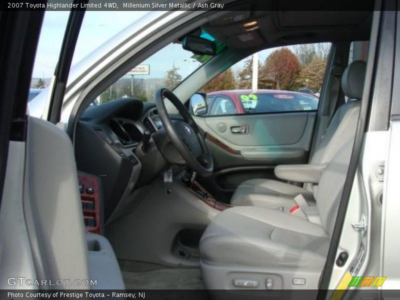 Millenium Silver Metallic / Ash Gray 2007 Toyota Highlander Limited 4WD