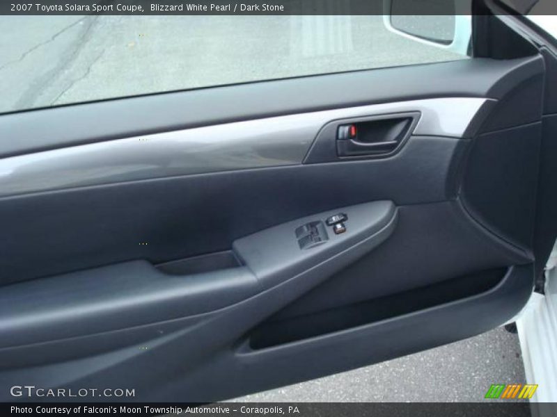 Blizzard White Pearl / Dark Stone 2007 Toyota Solara Sport Coupe