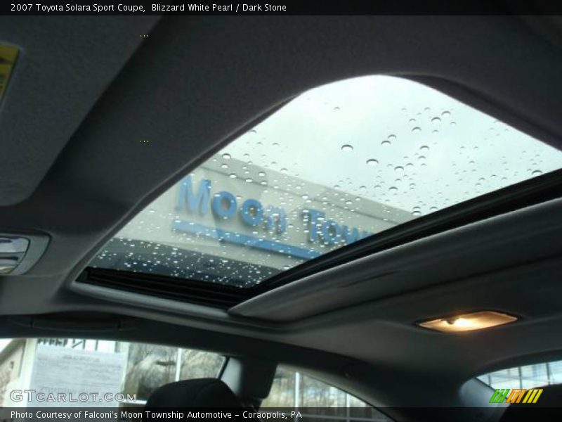 Blizzard White Pearl / Dark Stone 2007 Toyota Solara Sport Coupe