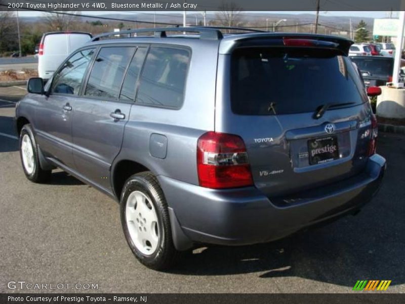 Bluestone Metallic / Ash Gray 2007 Toyota Highlander V6 4WD
