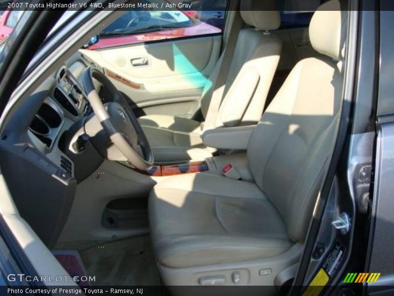 Bluestone Metallic / Ash Gray 2007 Toyota Highlander V6 4WD