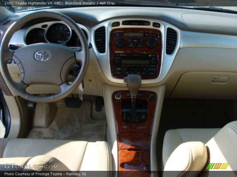 Bluestone Metallic / Ash Gray 2007 Toyota Highlander V6 4WD