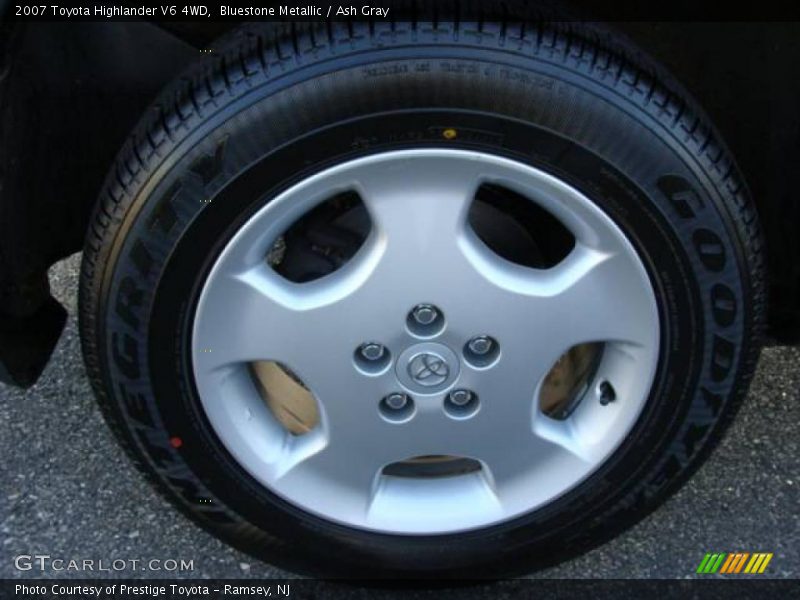 Bluestone Metallic / Ash Gray 2007 Toyota Highlander V6 4WD