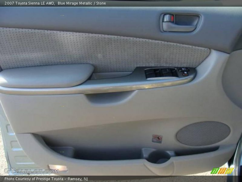 Blue Mirage Metallic / Stone 2007 Toyota Sienna LE AWD