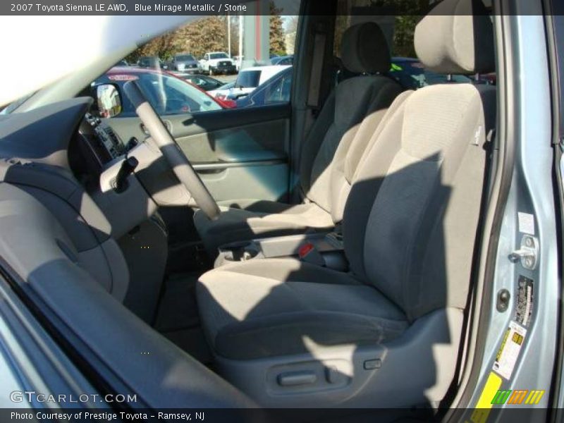 Blue Mirage Metallic / Stone 2007 Toyota Sienna LE AWD