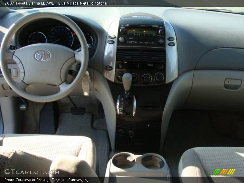 Blue Mirage Metallic / Stone 2007 Toyota Sienna LE AWD