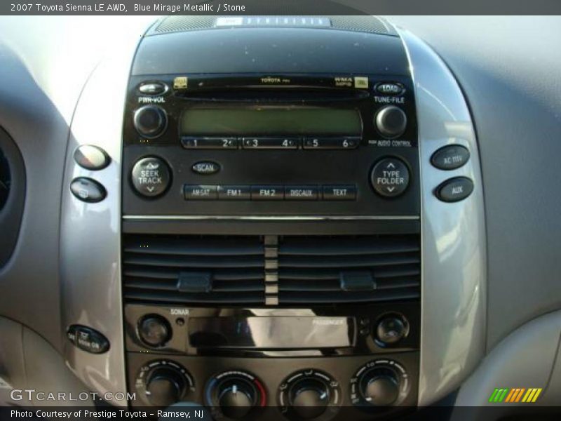 Blue Mirage Metallic / Stone 2007 Toyota Sienna LE AWD