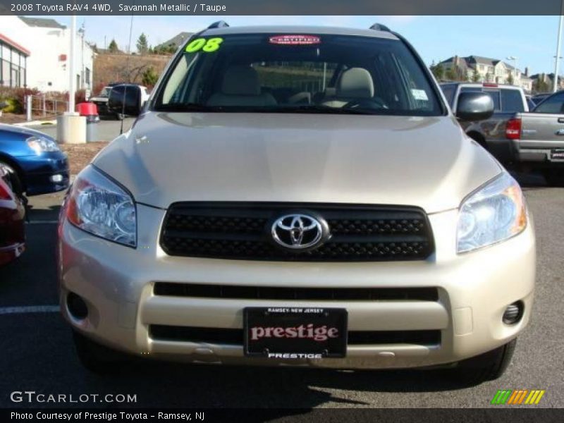 Savannah Metallic / Taupe 2008 Toyota RAV4 4WD