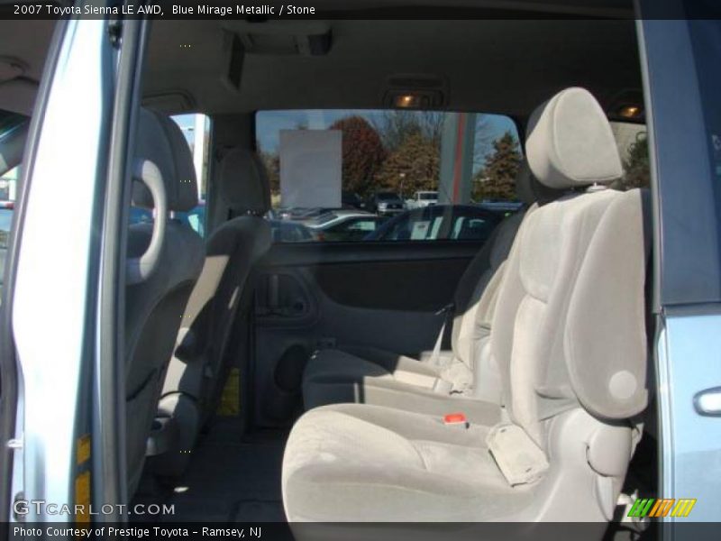 Blue Mirage Metallic / Stone 2007 Toyota Sienna LE AWD