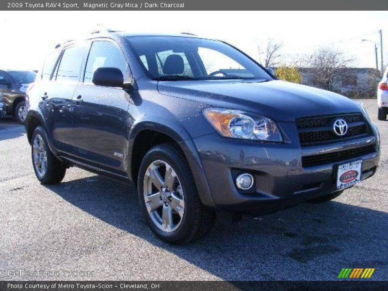 Magnetic Gray Mica / Dark Charcoal 2009 Toyota RAV4 Sport