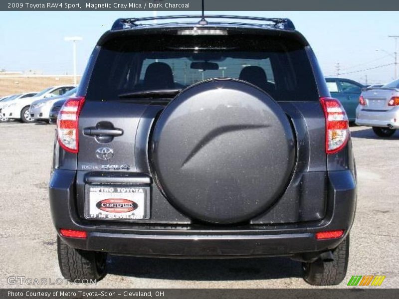 Magnetic Gray Mica / Dark Charcoal 2009 Toyota RAV4 Sport