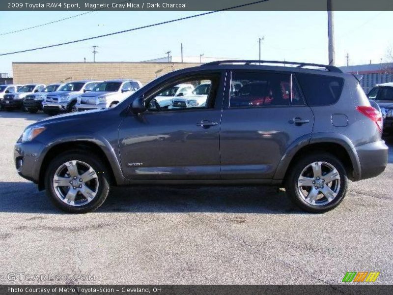 Magnetic Gray Mica / Dark Charcoal 2009 Toyota RAV4 Sport
