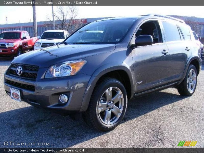 Magnetic Gray Mica / Dark Charcoal 2009 Toyota RAV4 Sport