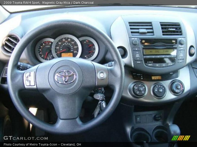 Magnetic Gray Mica / Dark Charcoal 2009 Toyota RAV4 Sport