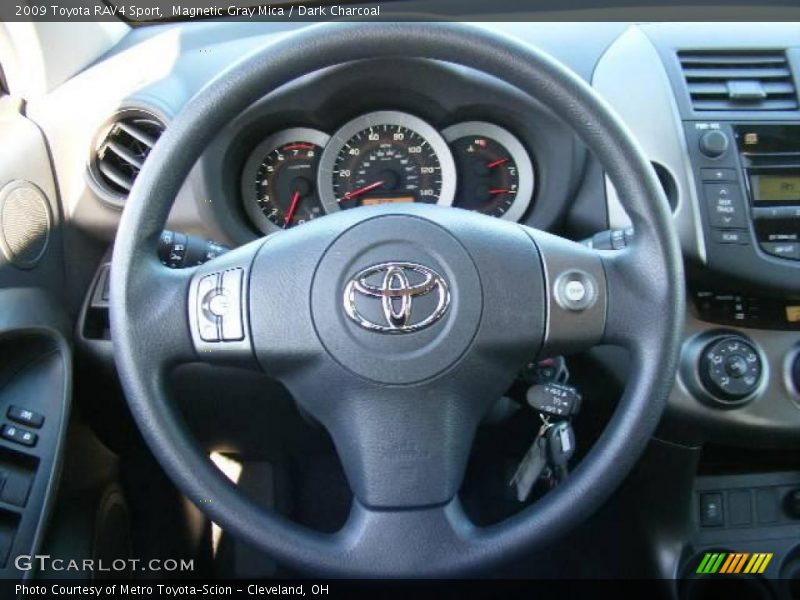 Magnetic Gray Mica / Dark Charcoal 2009 Toyota RAV4 Sport