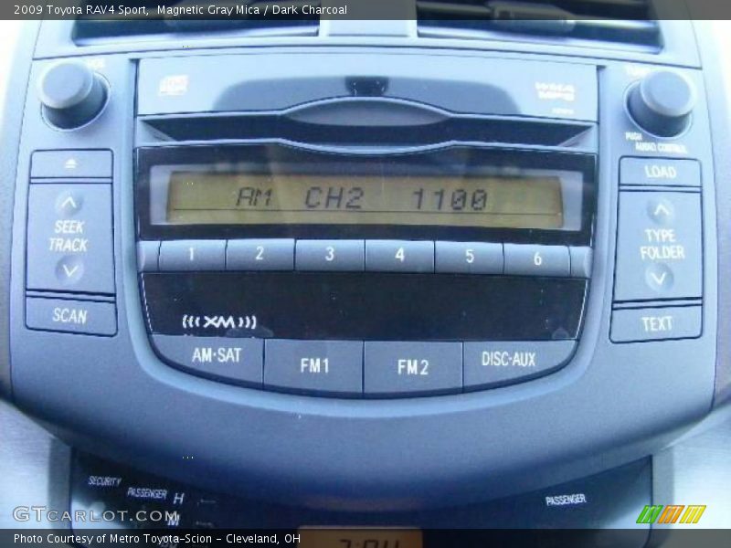 Magnetic Gray Mica / Dark Charcoal 2009 Toyota RAV4 Sport