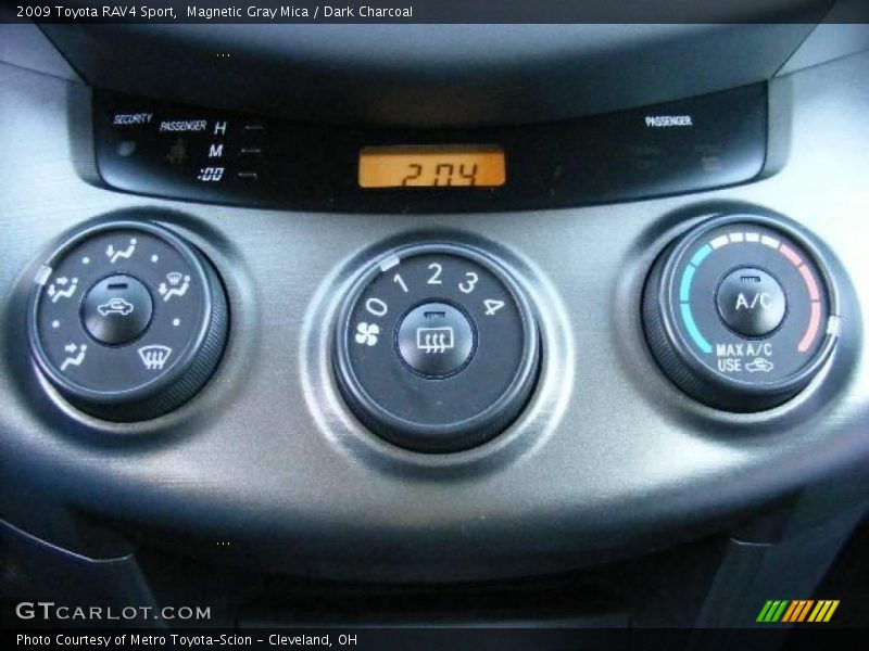 Magnetic Gray Mica / Dark Charcoal 2009 Toyota RAV4 Sport