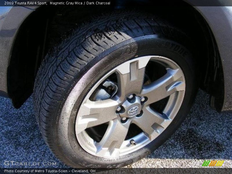 Magnetic Gray Mica / Dark Charcoal 2009 Toyota RAV4 Sport